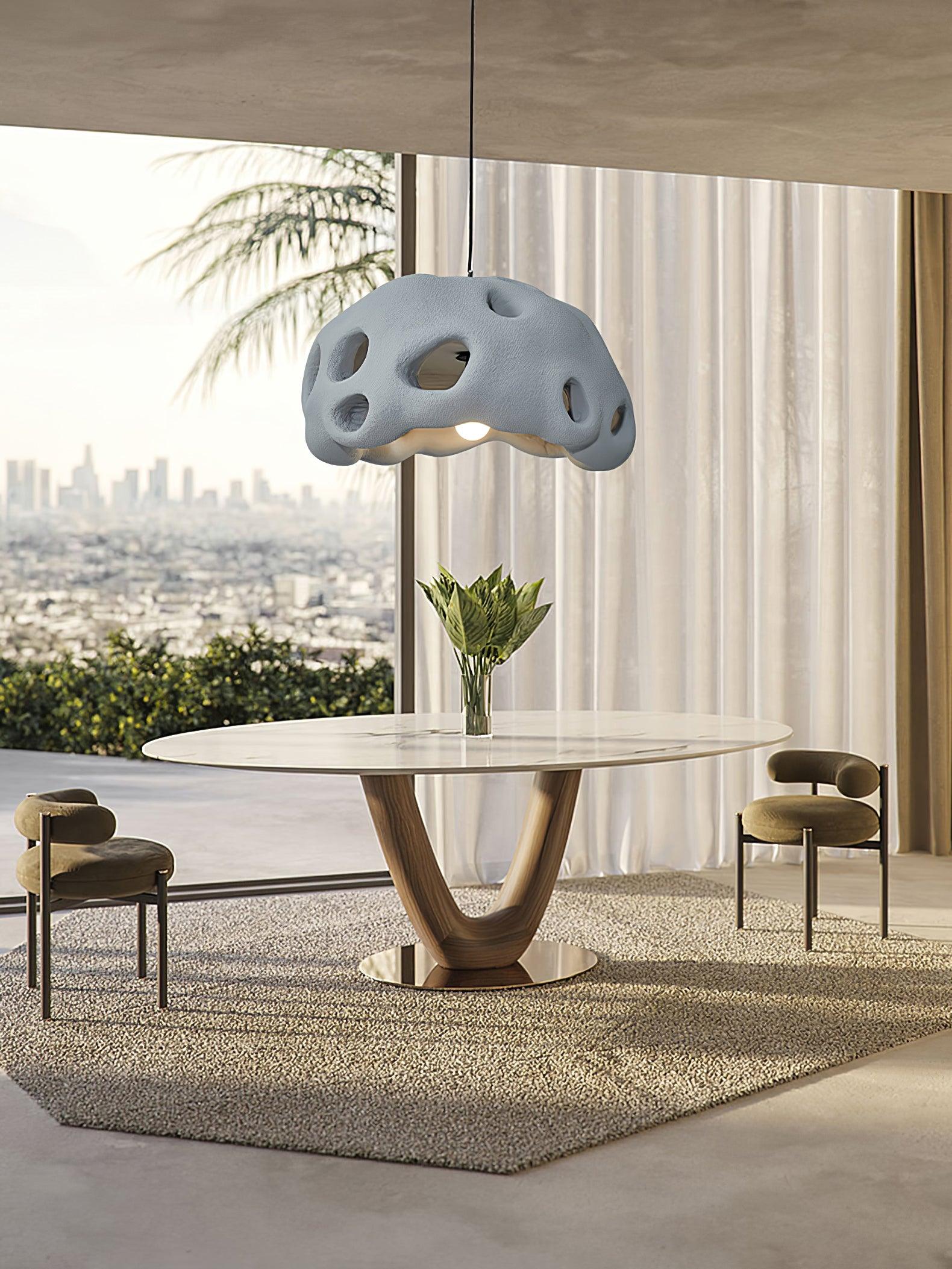 Lustra Pendant Light Resin White for Living Room - Image 27