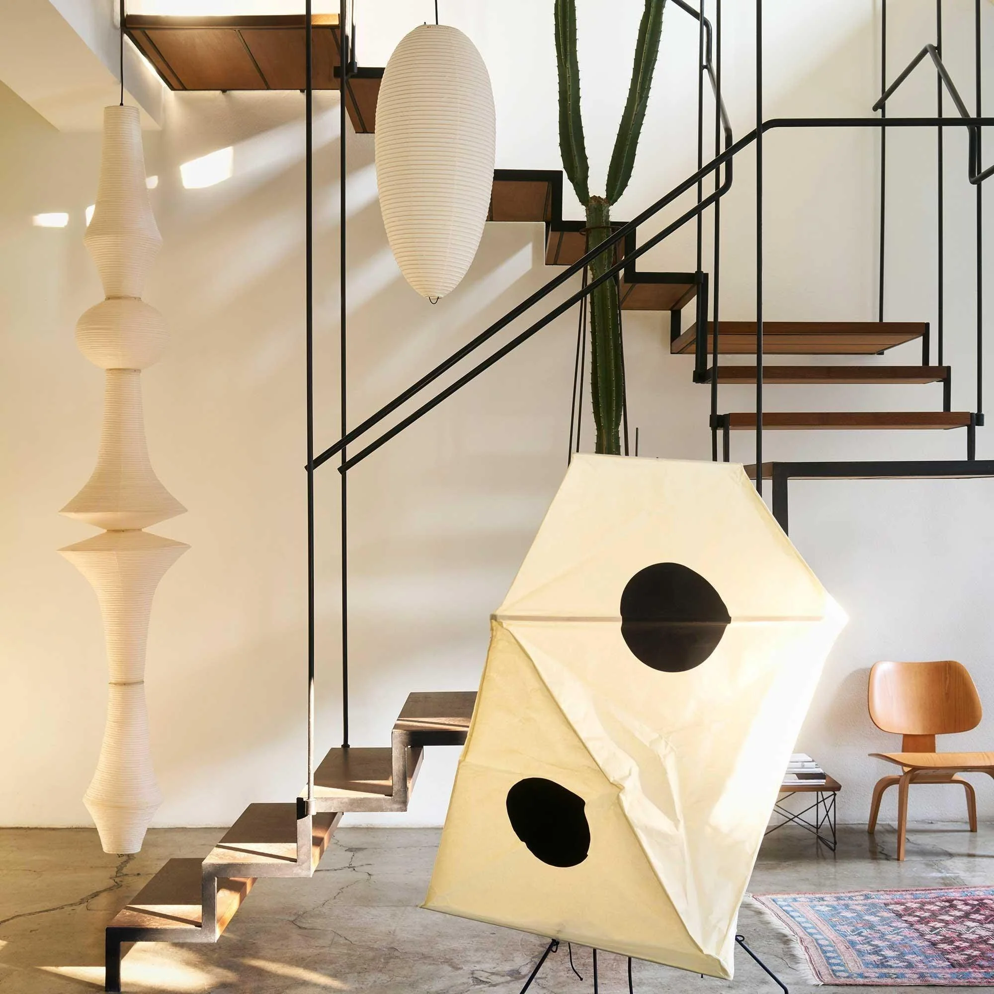 Lustra Pendant Light Washi Paper E for Living Room - Image 16