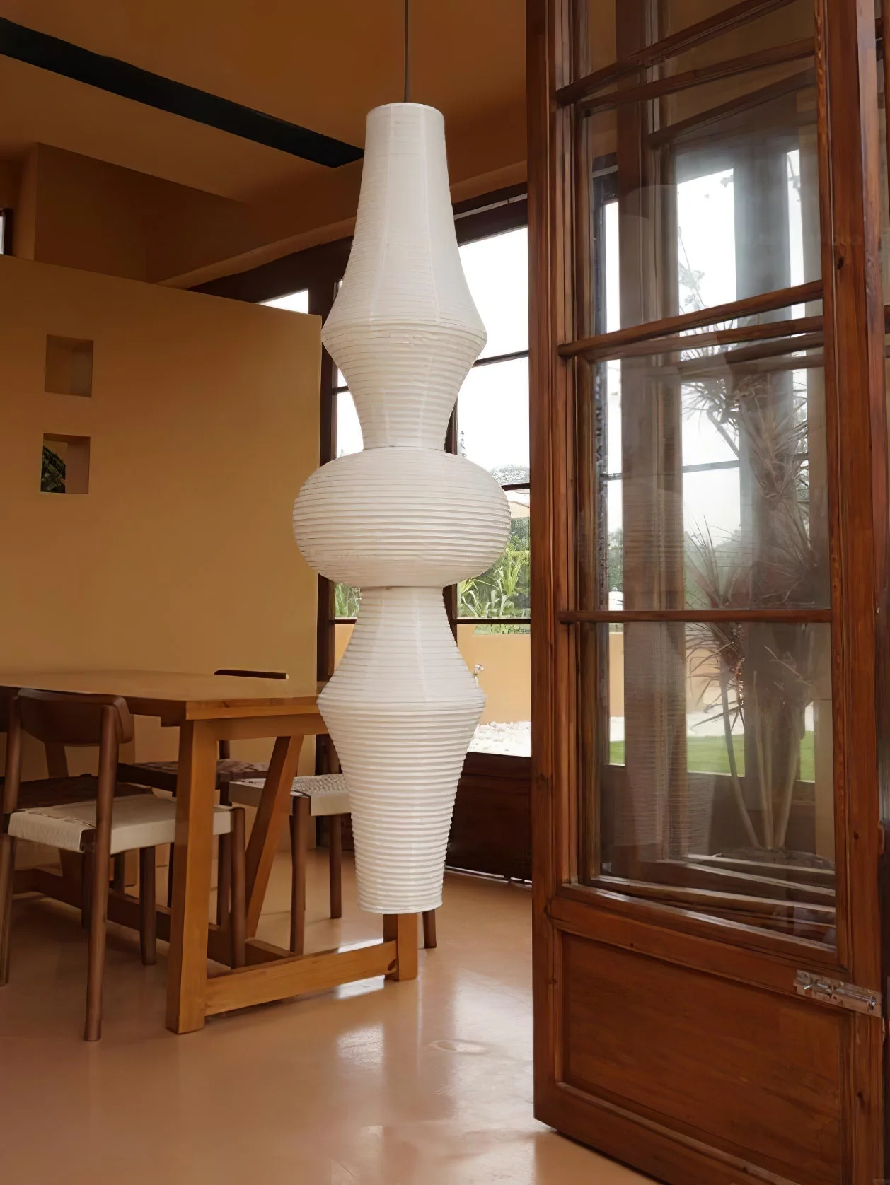 Lustra Pendant Light Washi Paper E for Living Room - Image 26