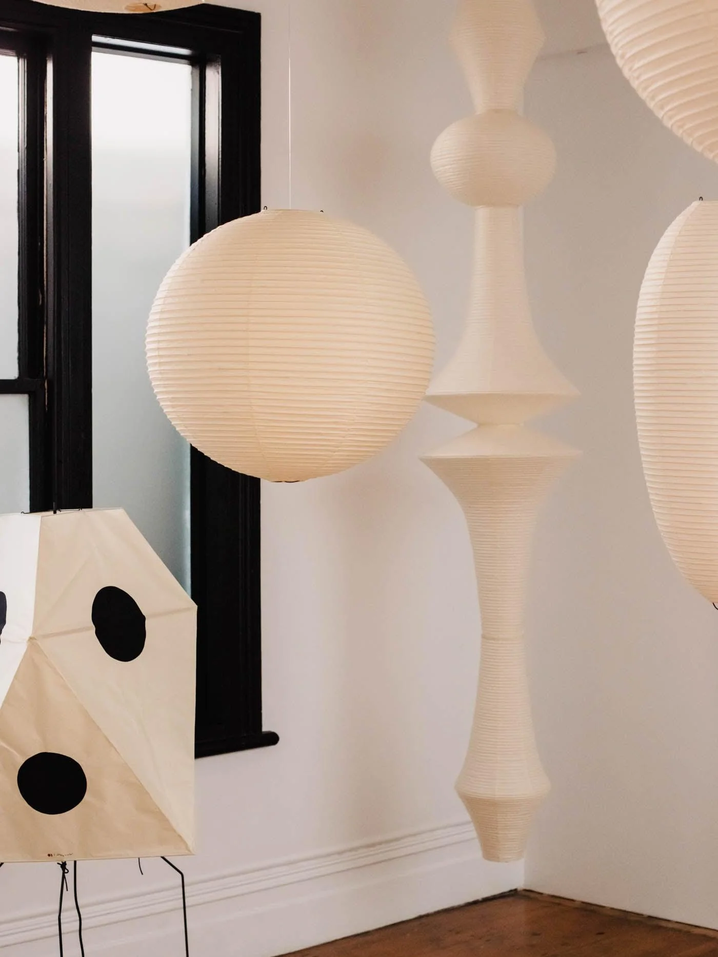 Lustra Pendant Light Washi Paper E for Living Room - Image 28