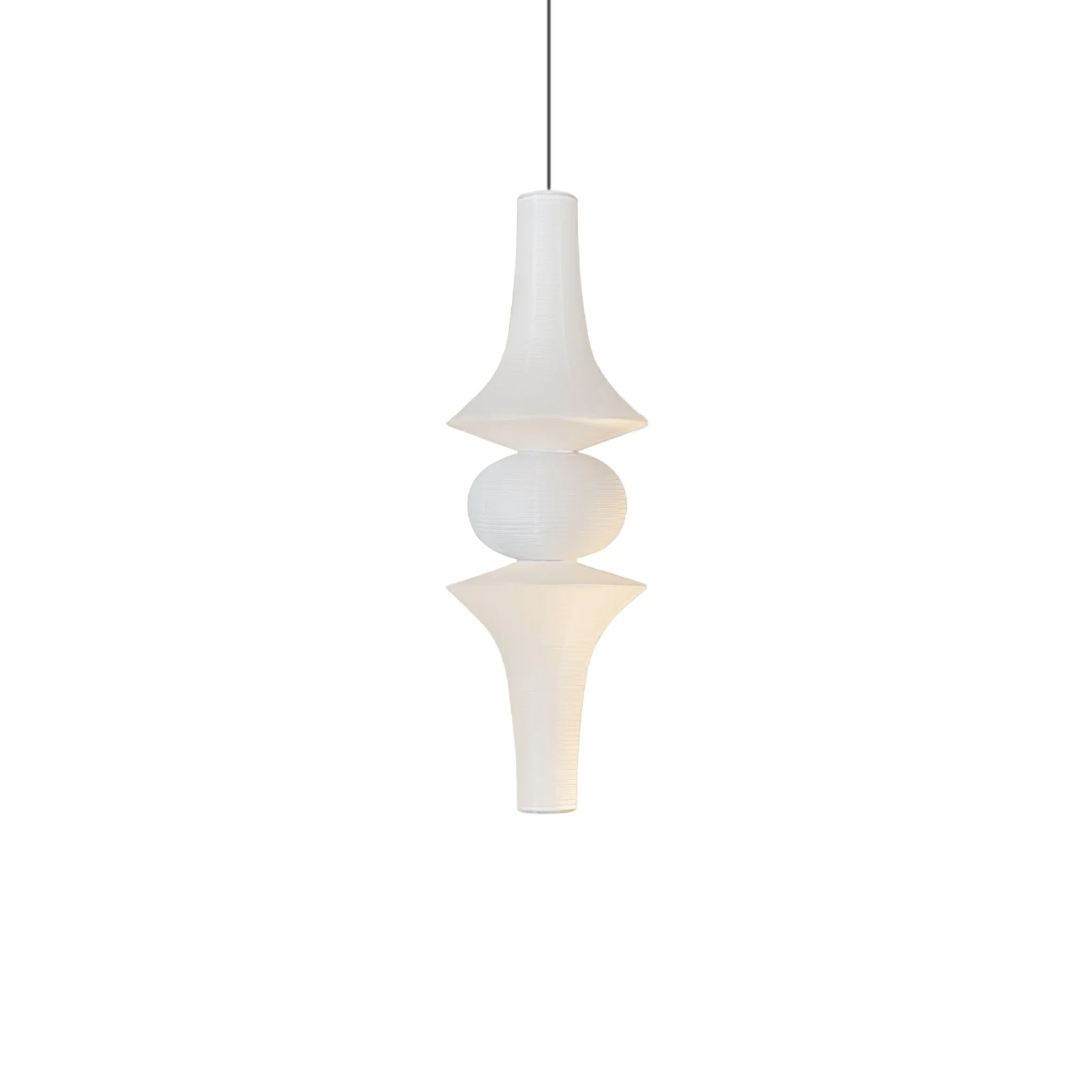 Lustra Pendant Light Washi Paper E for Living Room - Image 38