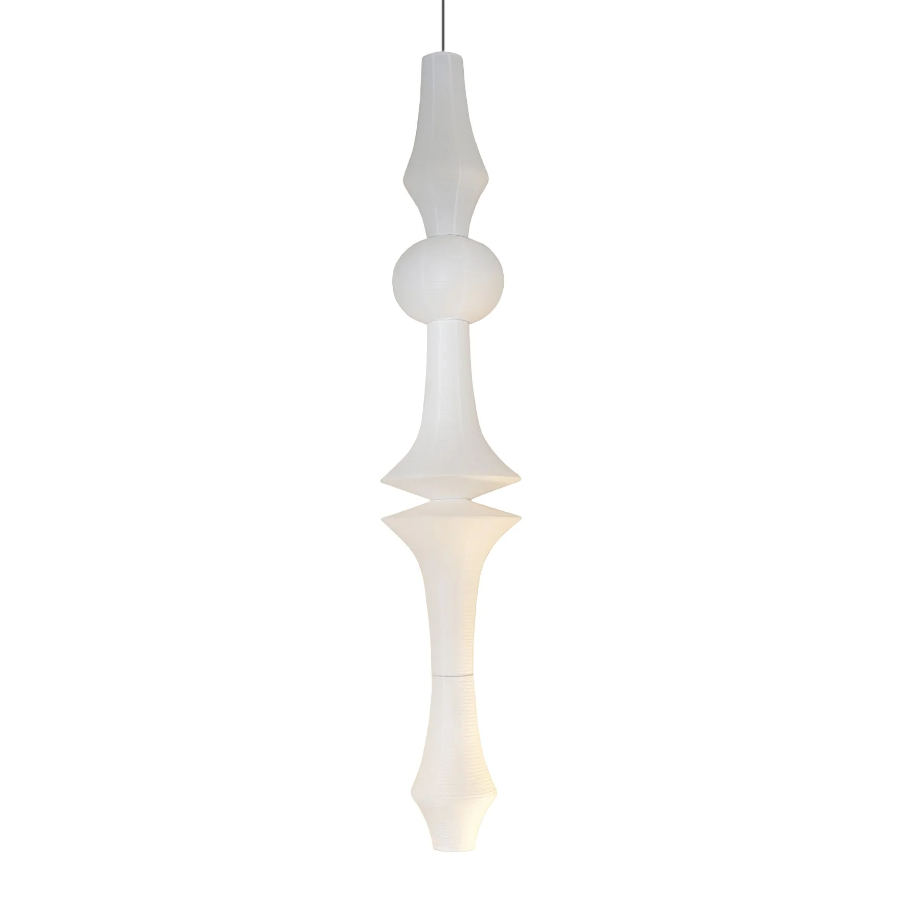 Lustra Pendant Light Washi Paper E for Living Room - Image 44