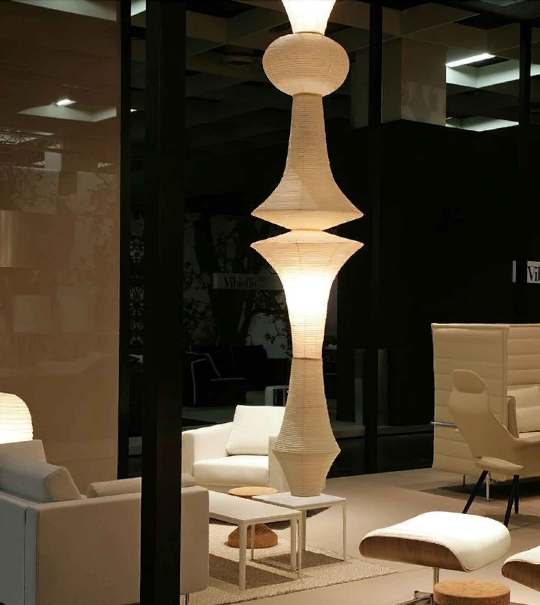 Lustra Pendant Light Washi Paper E for Living Room - Image 52