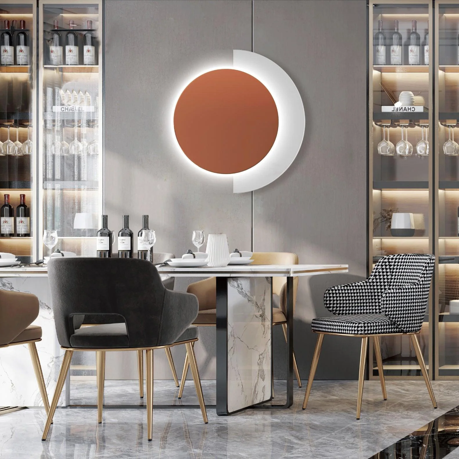 Lustra Wall Lamp Abstract Ring - Image 12