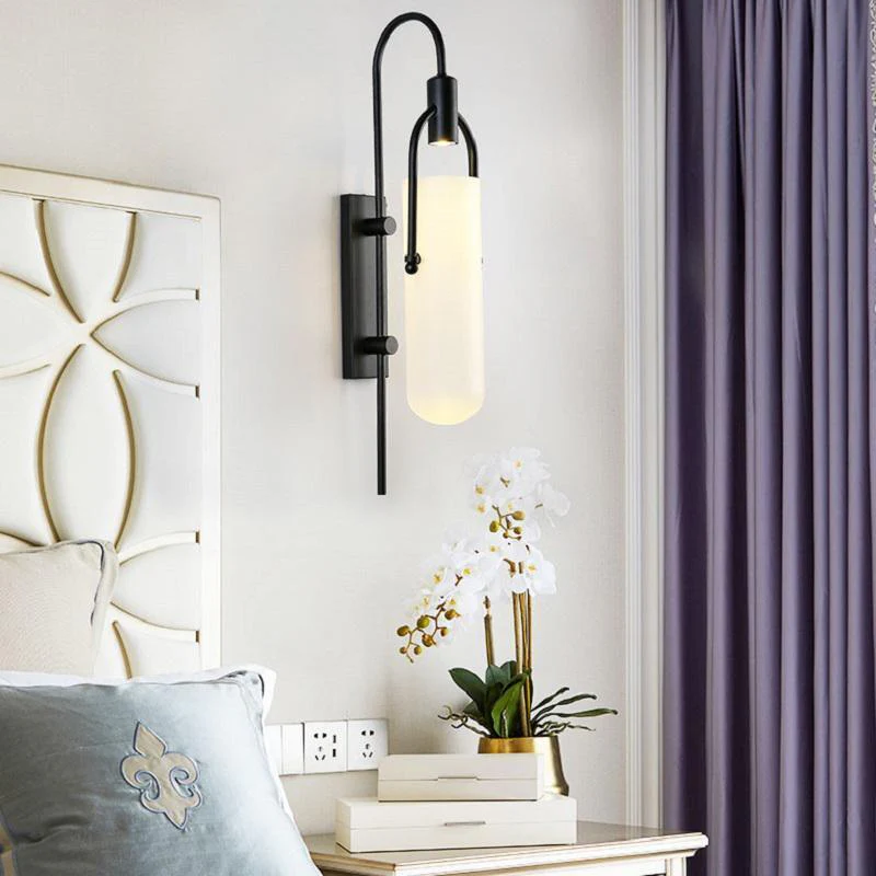 Lustra Wall Lamp Arc Glass Modern - Image 8