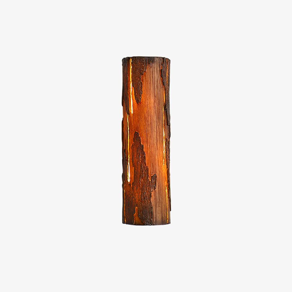 Lustra Wall Lamp Bark Texture Rustic