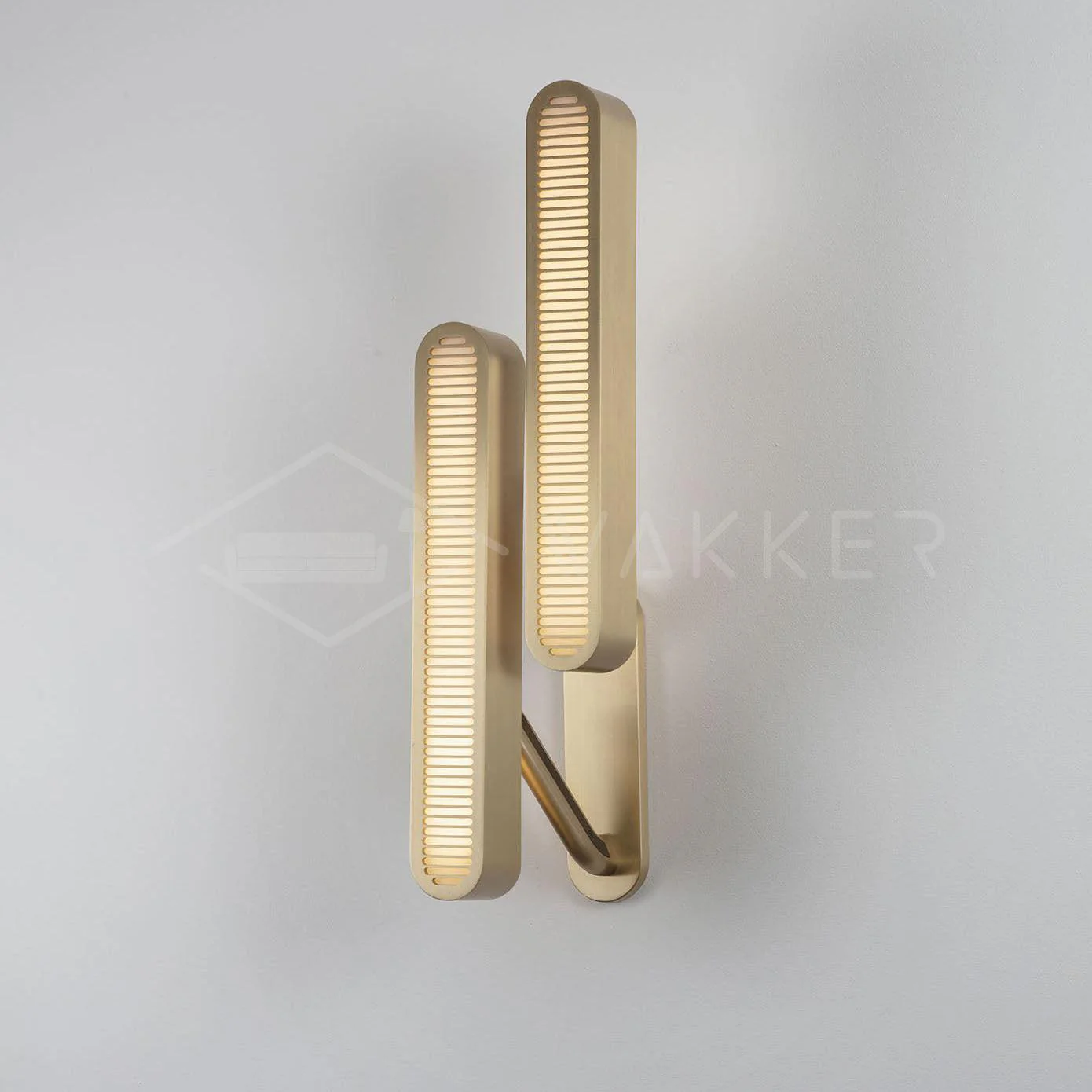 Lustra Wall Lamp Brass Slotted Grill - Image 18