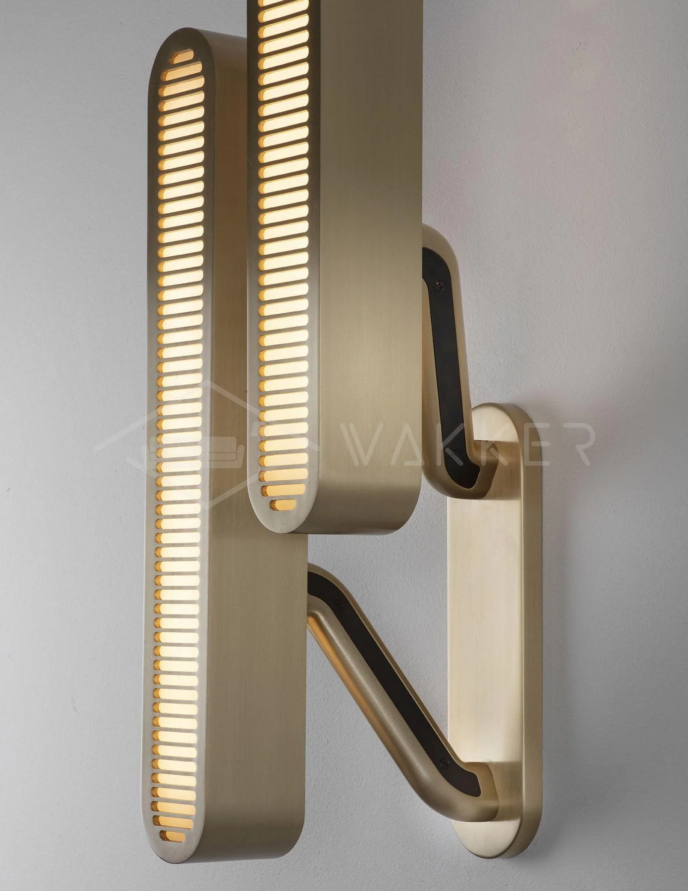 Lustra Wall Lamp Brass Slotted Grill - Image 21