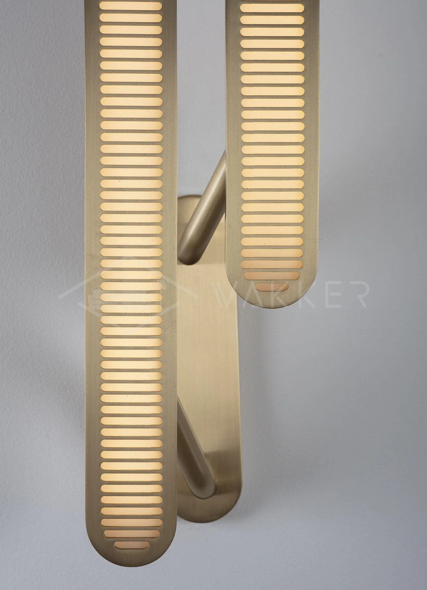 Lustra Wall Lamp Brass Slotted Grill - Image 22