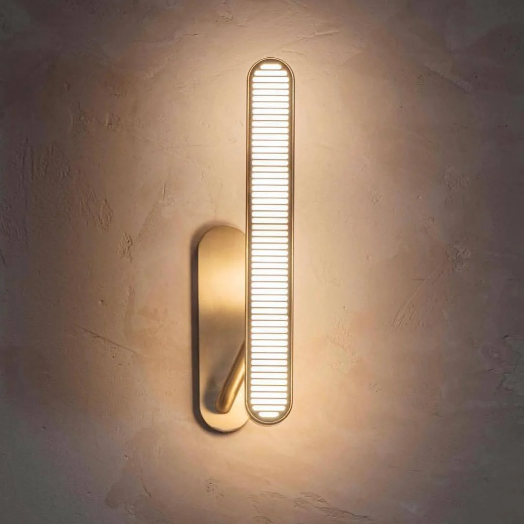 Lustra Wall Lamp Brass Slotted Grill - Image 28