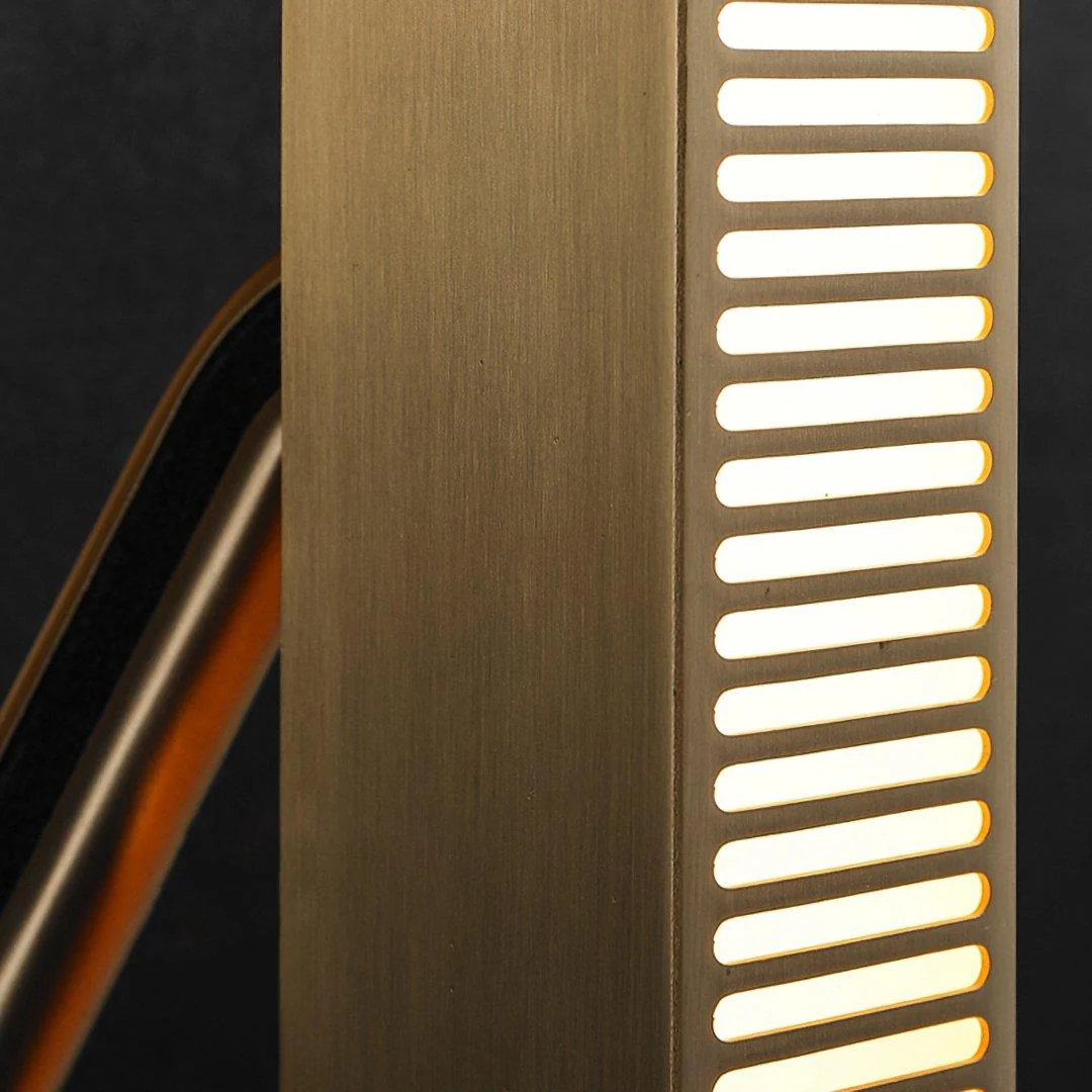Lustra Wall Lamp Brass Slotted Grill - Image 34