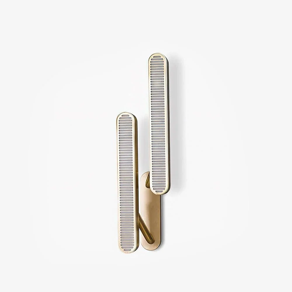 Lustra Wall Lamp Brass Slotted Grill - Image 36