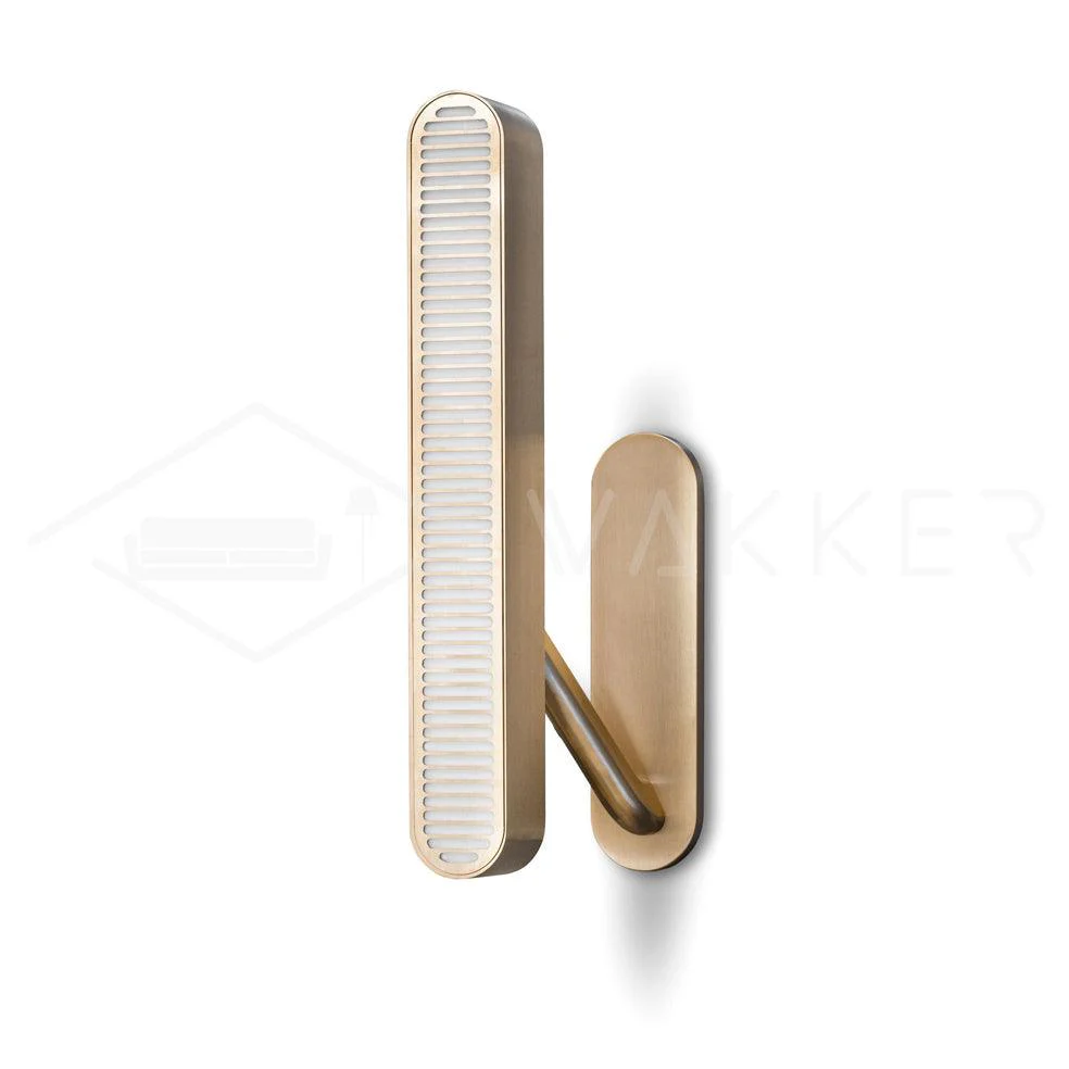 Lustra Wall Lamp Brass Slotted Grill - Image 6