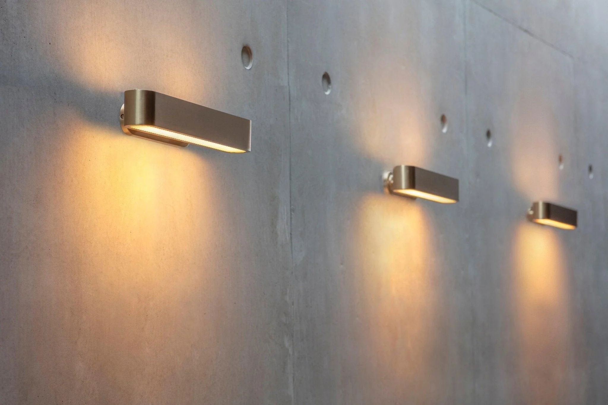 Lustra Wall Lamp Brass Slotted Grill - Image 9