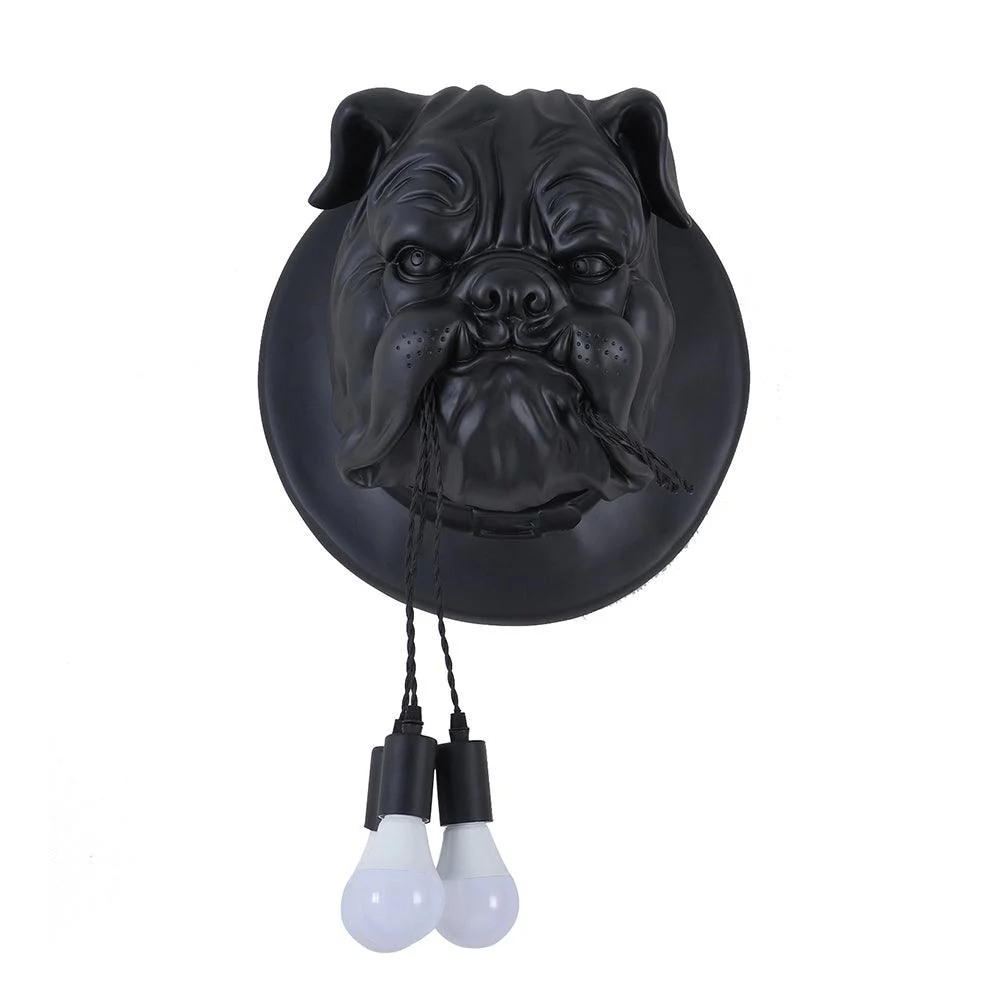 Lustra Wall Lamp Bulldog Sculpture Whimsical - Image 32