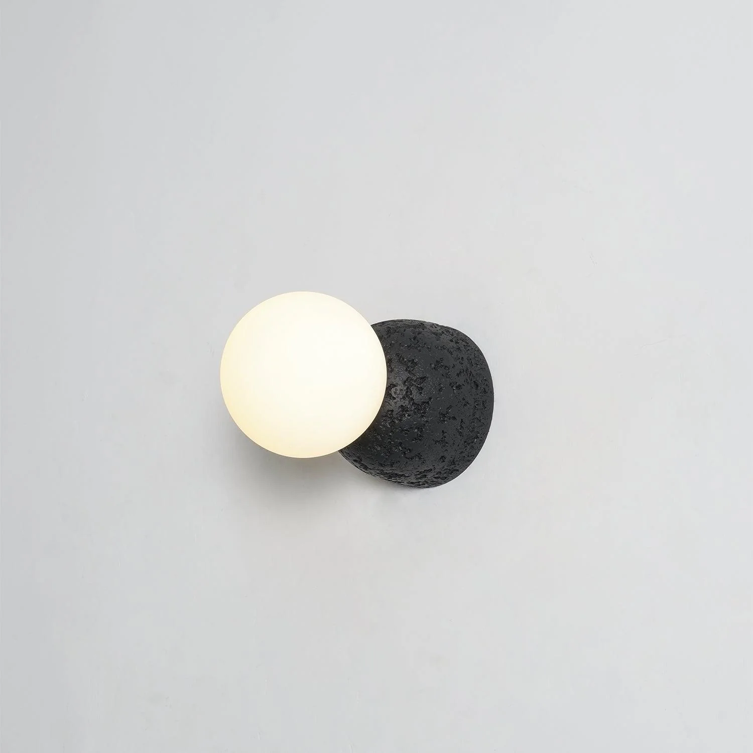 Lustra Wall Lamp Concrete Opal Glass - Image 10