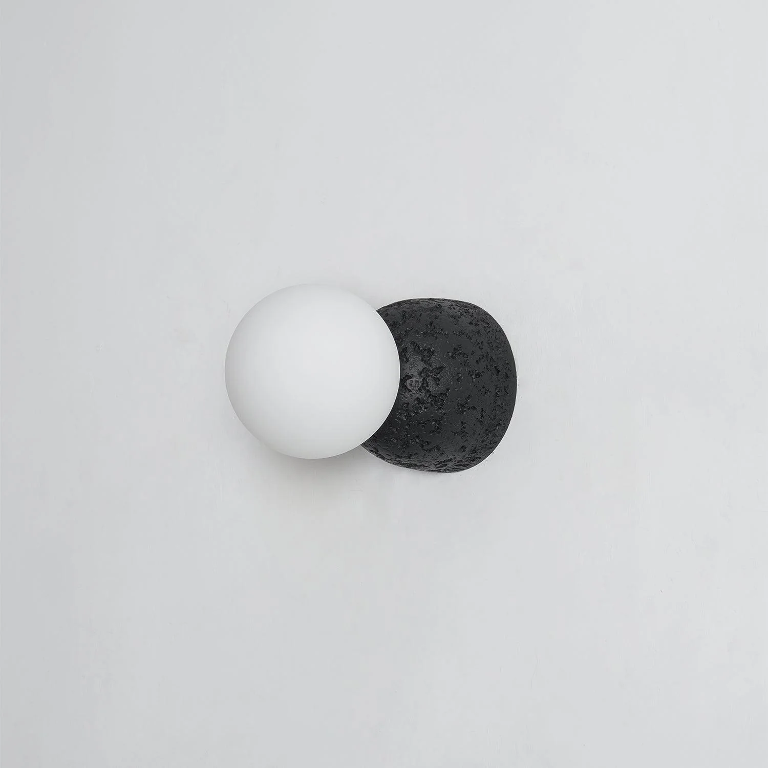 Lustra Wall Lamp Concrete Opal Glass - Image 11