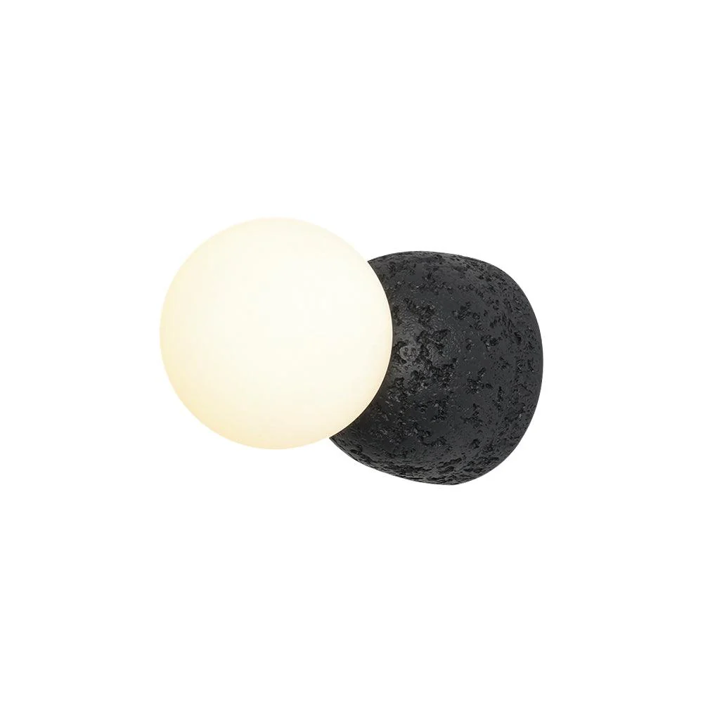 Lustra Wall Lamp Concrete Opal Glass - Image 24