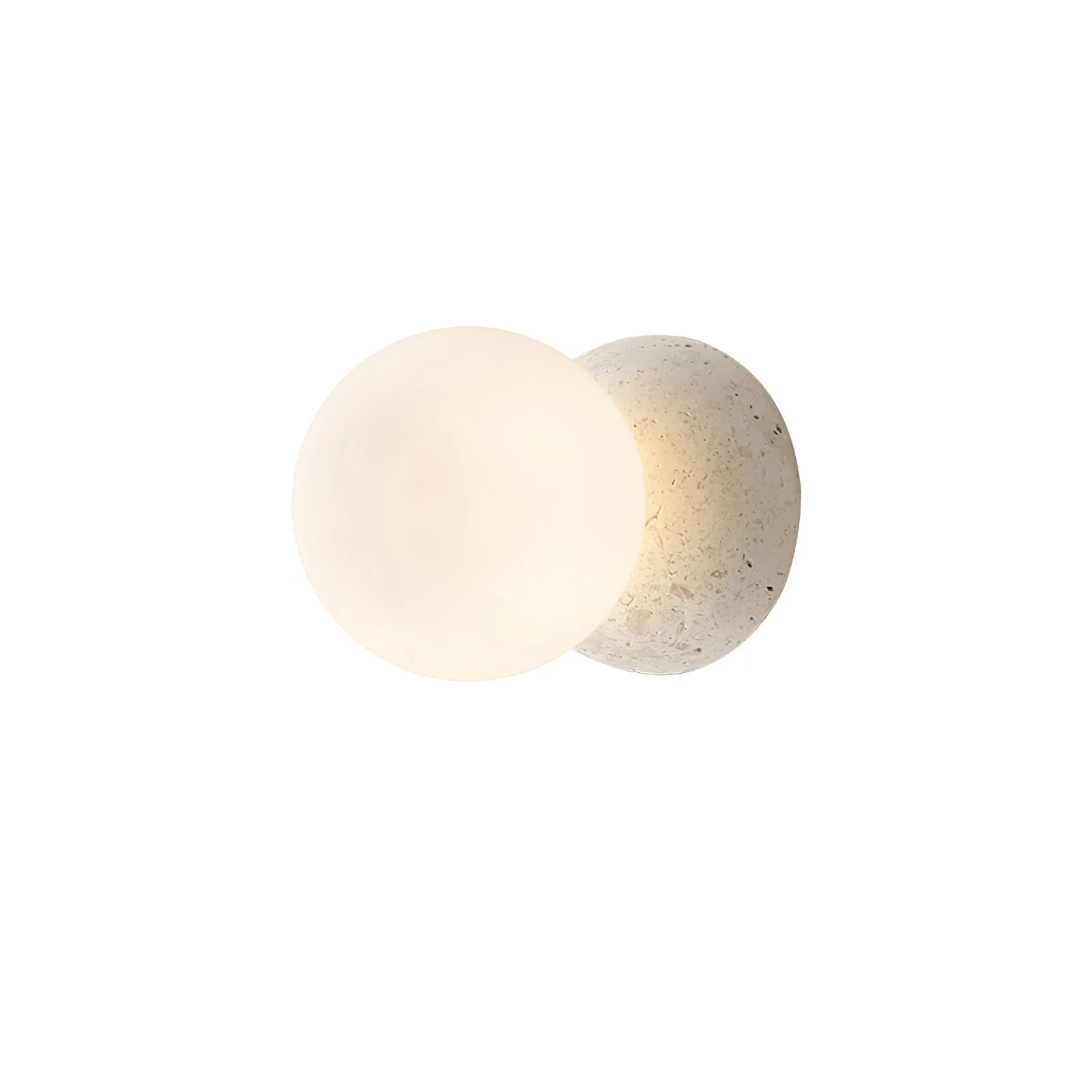 Lustra Wall Lamp Concrete Opal Glass - Image 27