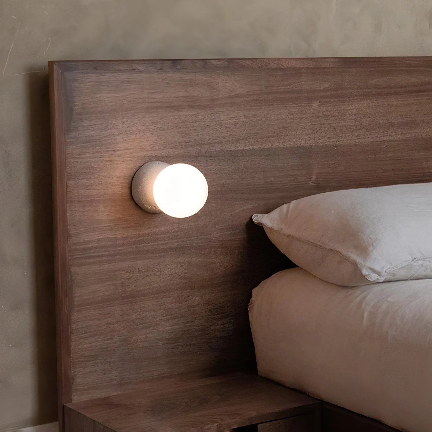 Lustra Wall Lamp Concrete Opal Glass - Image 28