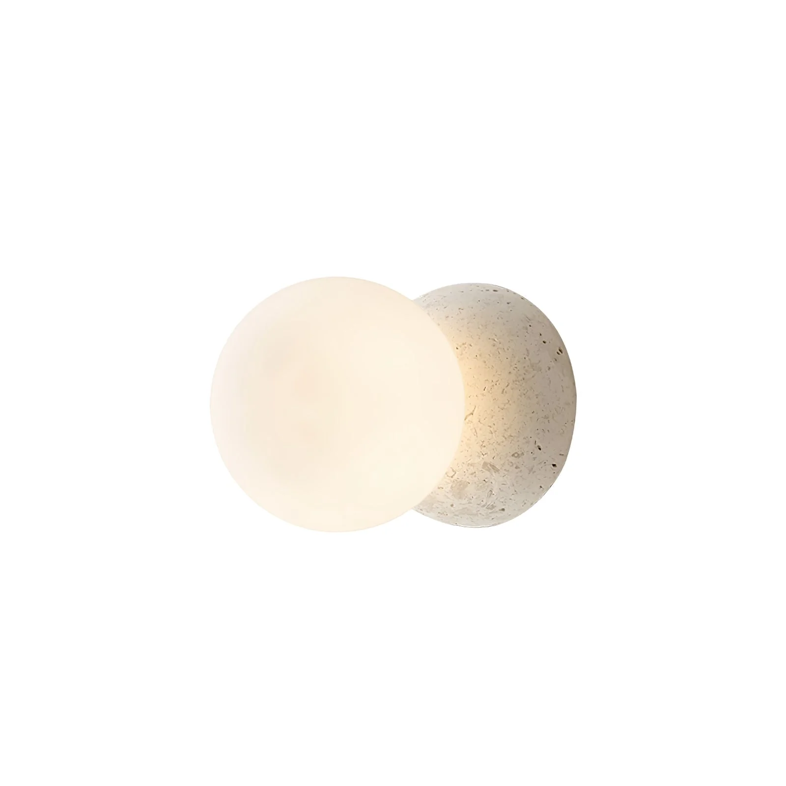 Lustra Wall Lamp Concrete Opal Glass - Image 35