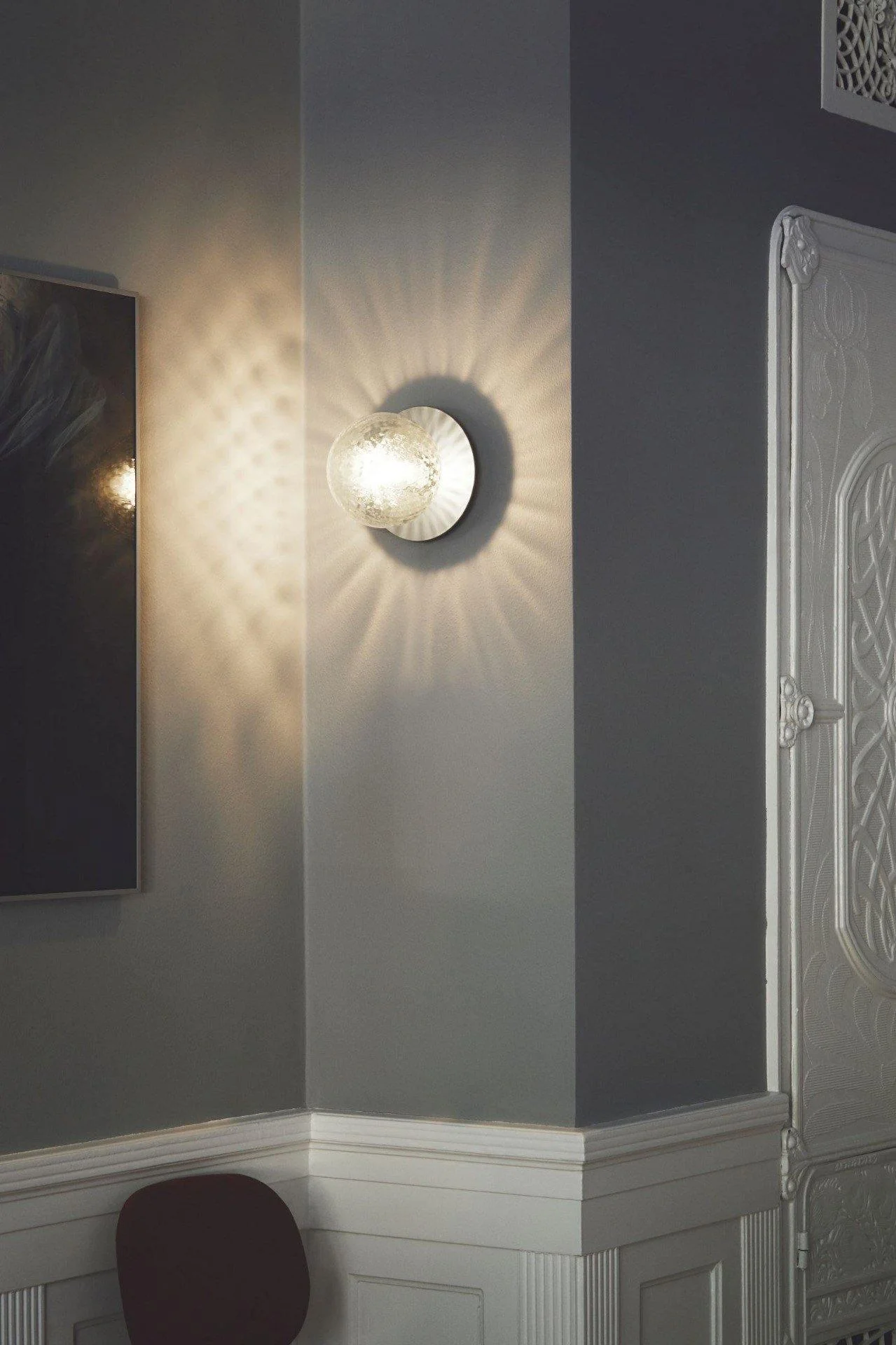 Lustra Wall Lamp Disc Globe Minimalist - Image 32