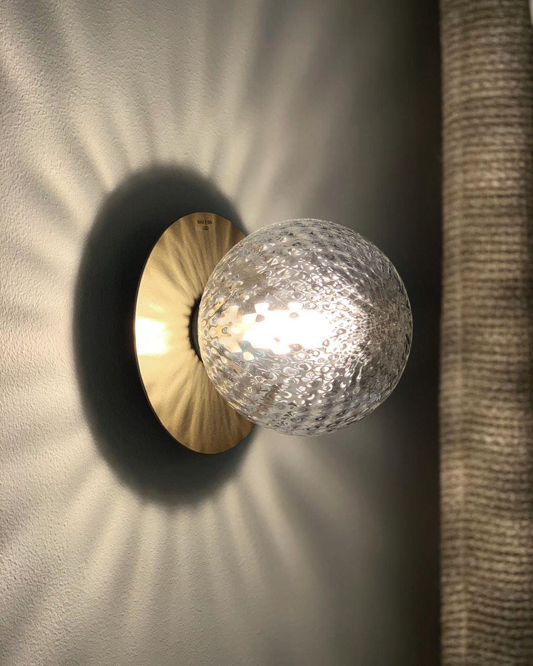 Lustra Wall Lamp Disc Globe Minimalist - Image 57