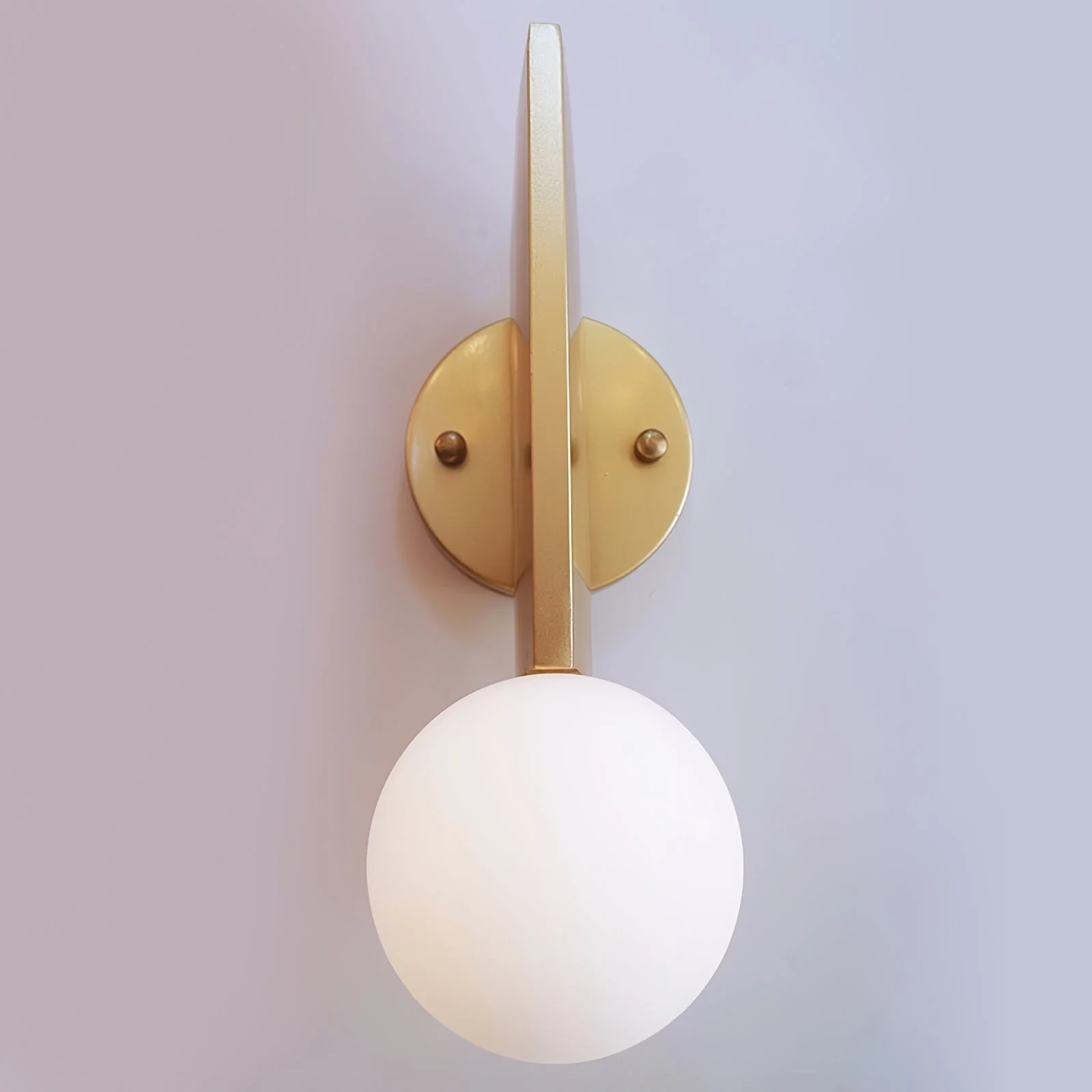 Lustra Wall Lamp Glass Globe Sculptural - Image 3