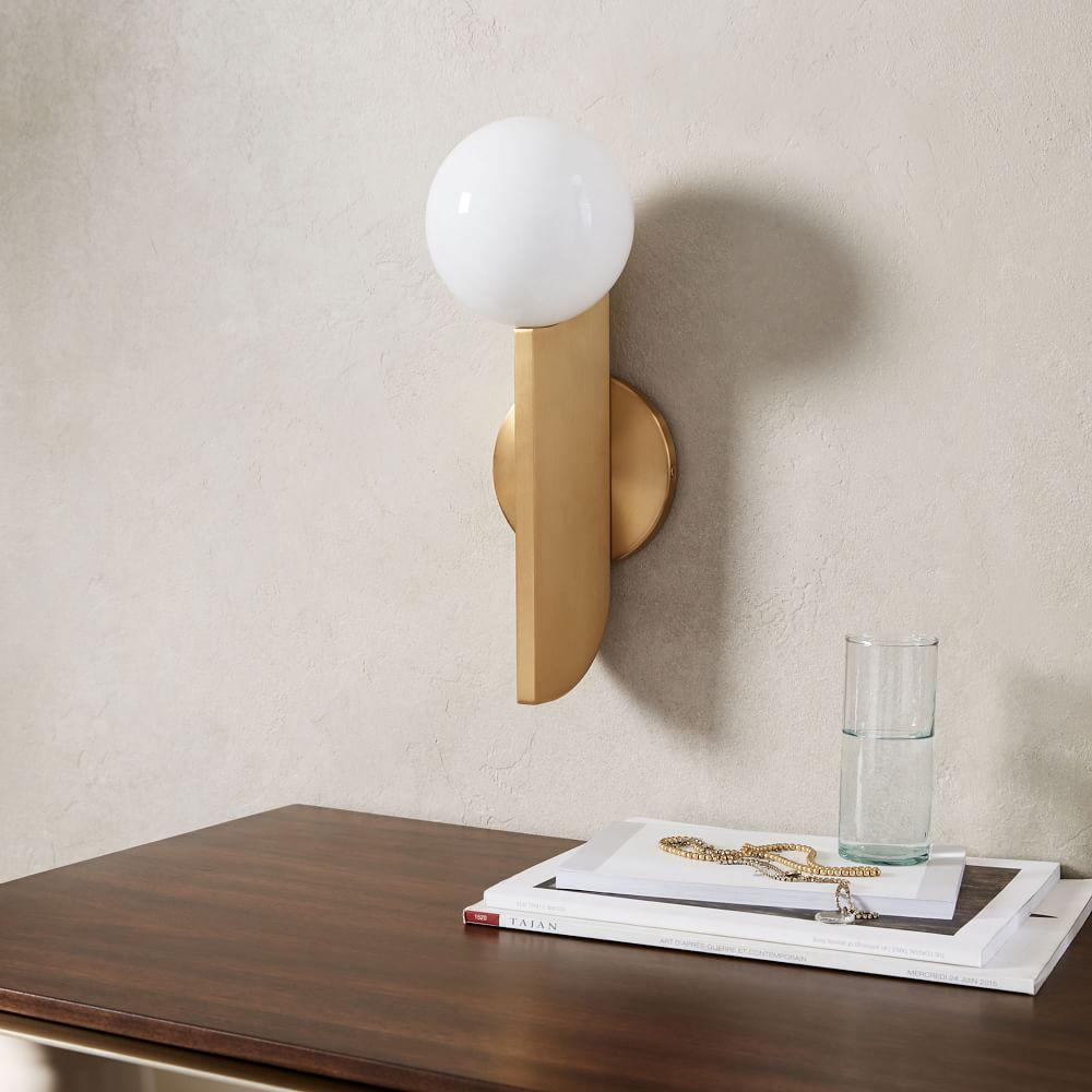 Lustra Wall Lamp Glass Globe Sculptural - Image 9
