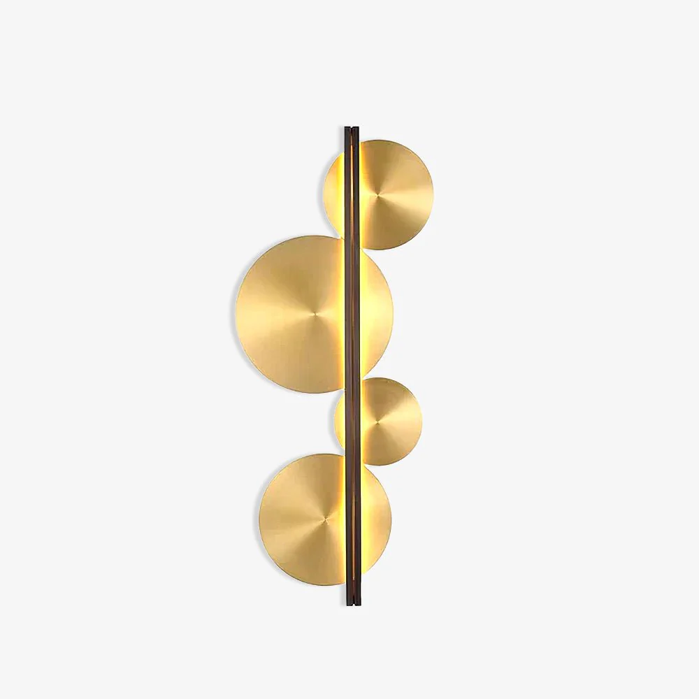 Lustra Wall Lamp Gold Circular Sculptural - Image 12