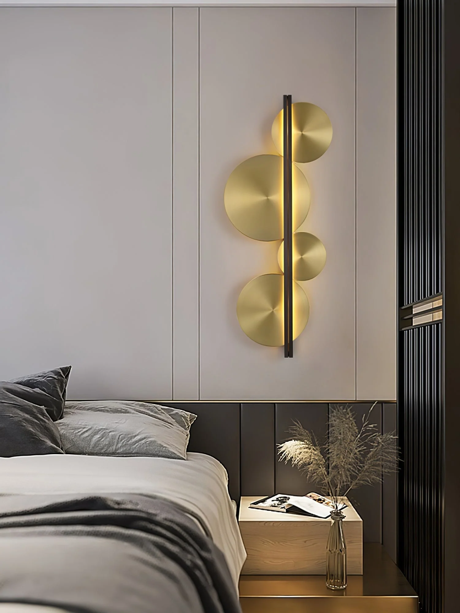 Lustra Wall Lamp Gold Circular Sculptural - Image 20