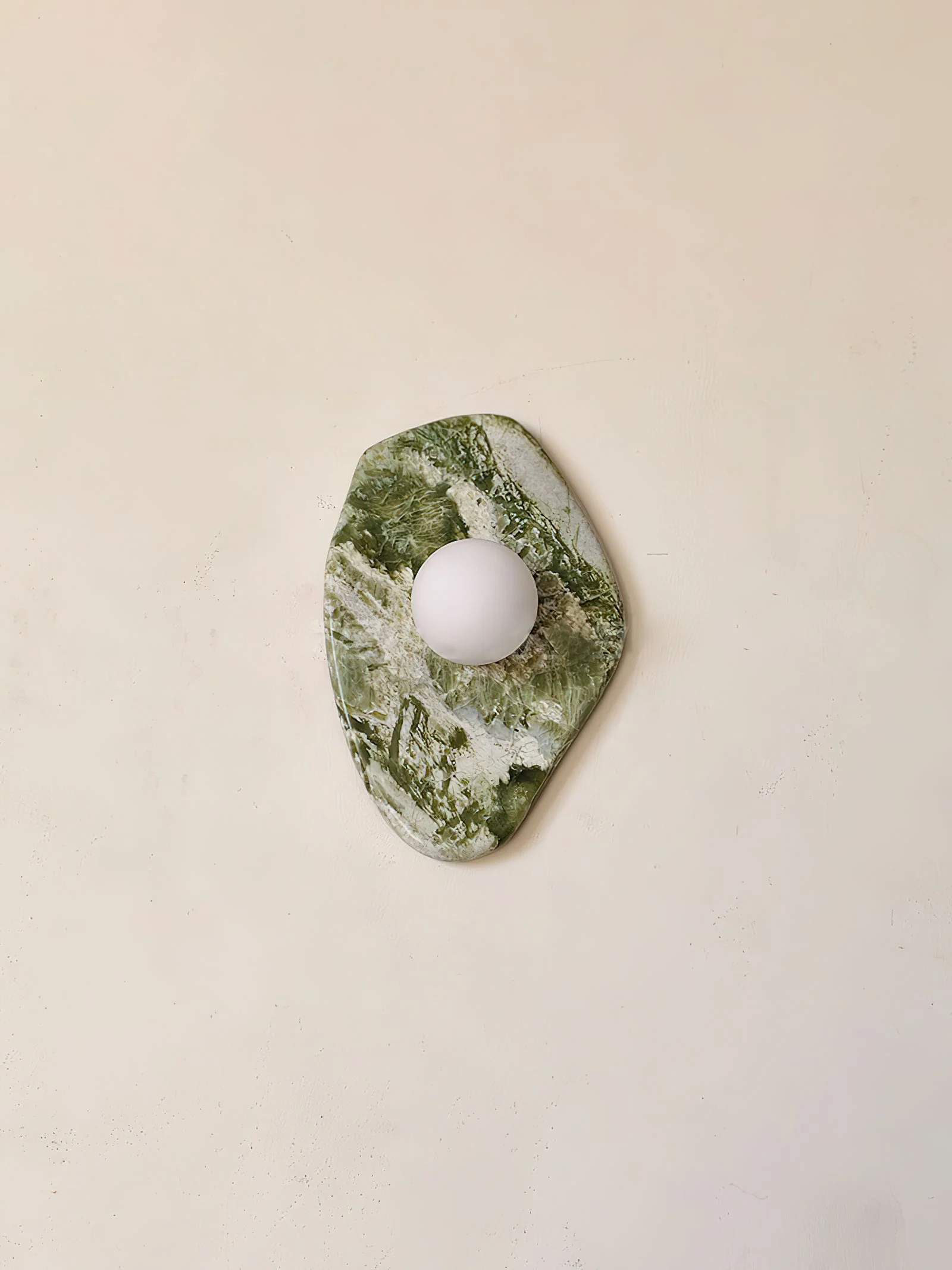 Lustra Wall Lamp Green Marble Glass - Image 10