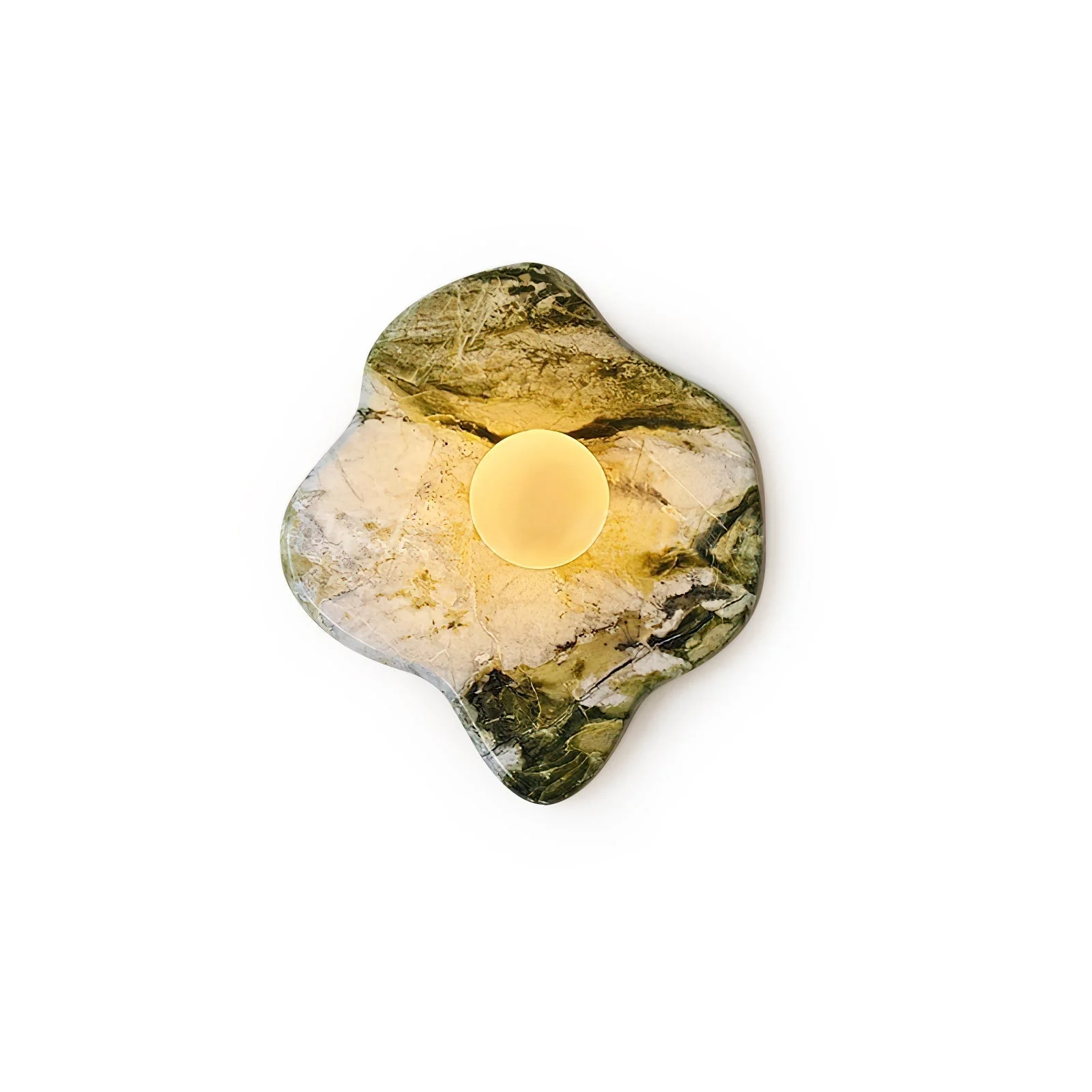 Lustra Wall Lamp Green Marble Glass - Image 12