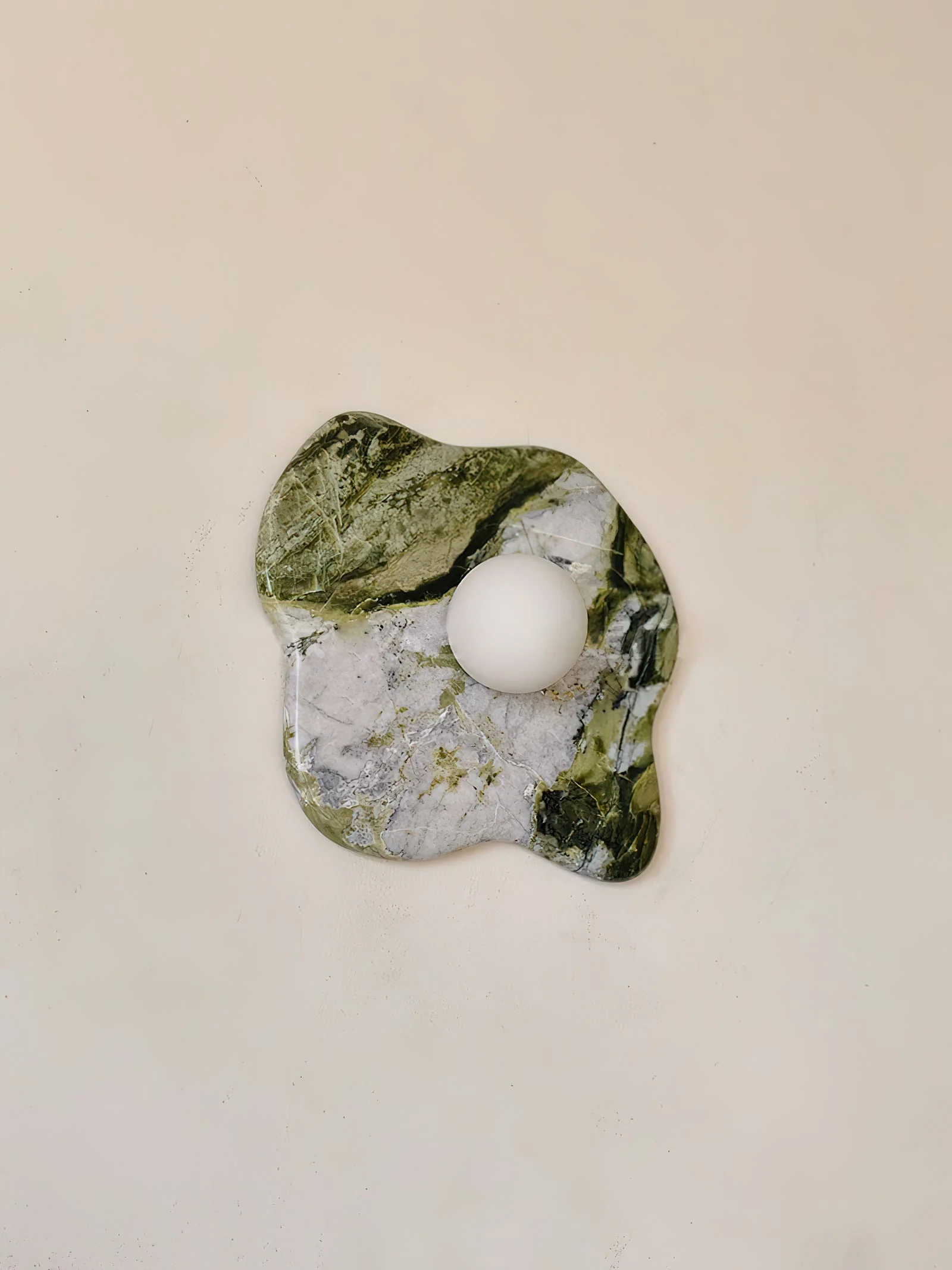 Lustra Wall Lamp Green Marble Glass - Image 8