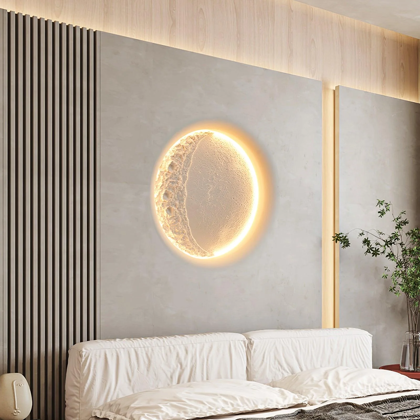 Lustra Wall Lamp Gypsum Moon - Image 10