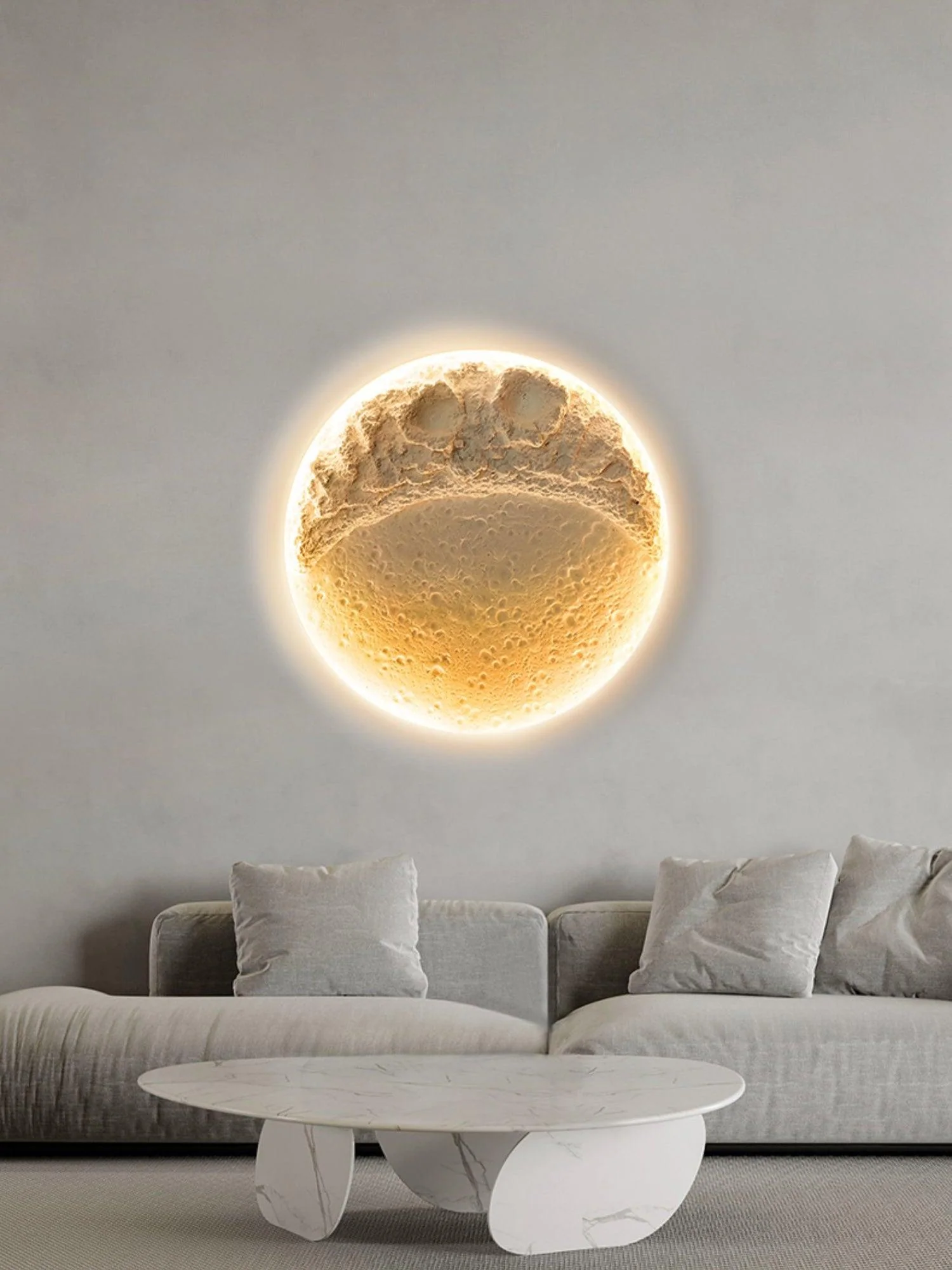 Lustra Wall Lamp Gypsum Moon - Image 12