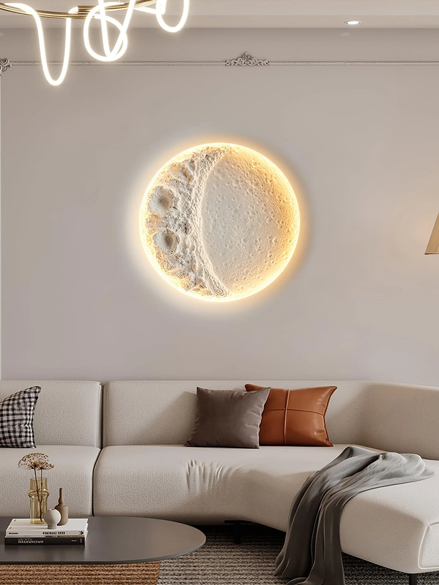 Lustra Wall Lamp Gypsum Moon - Image 17