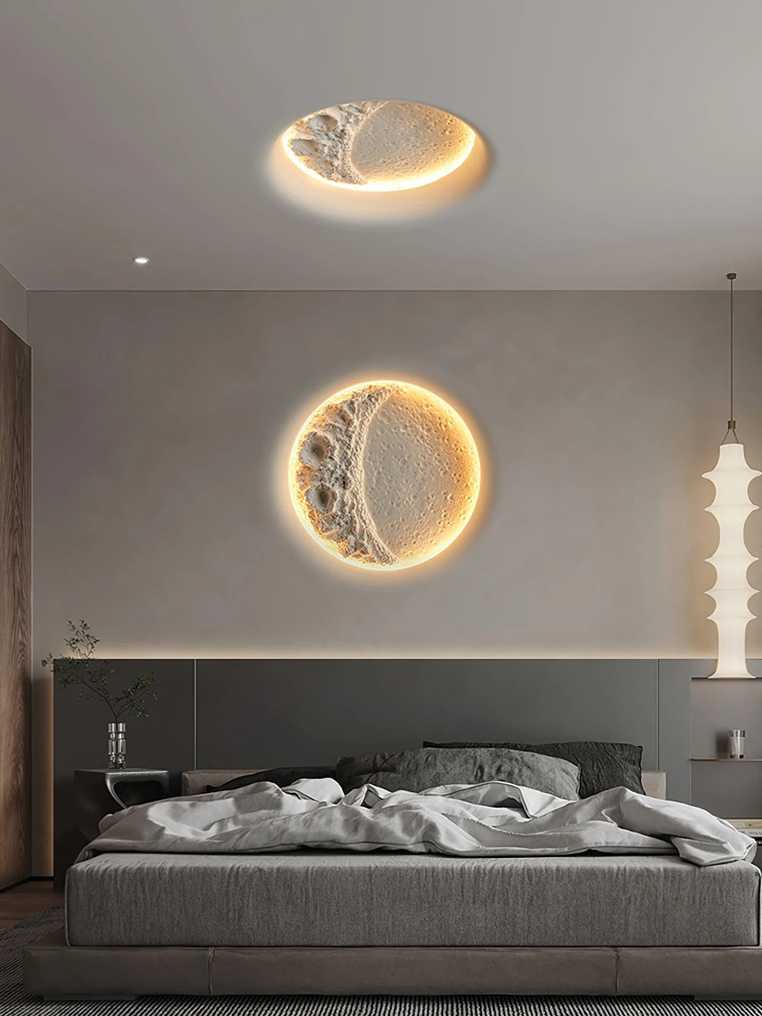 Lustra Wall Lamp Gypsum Moon - Image 22