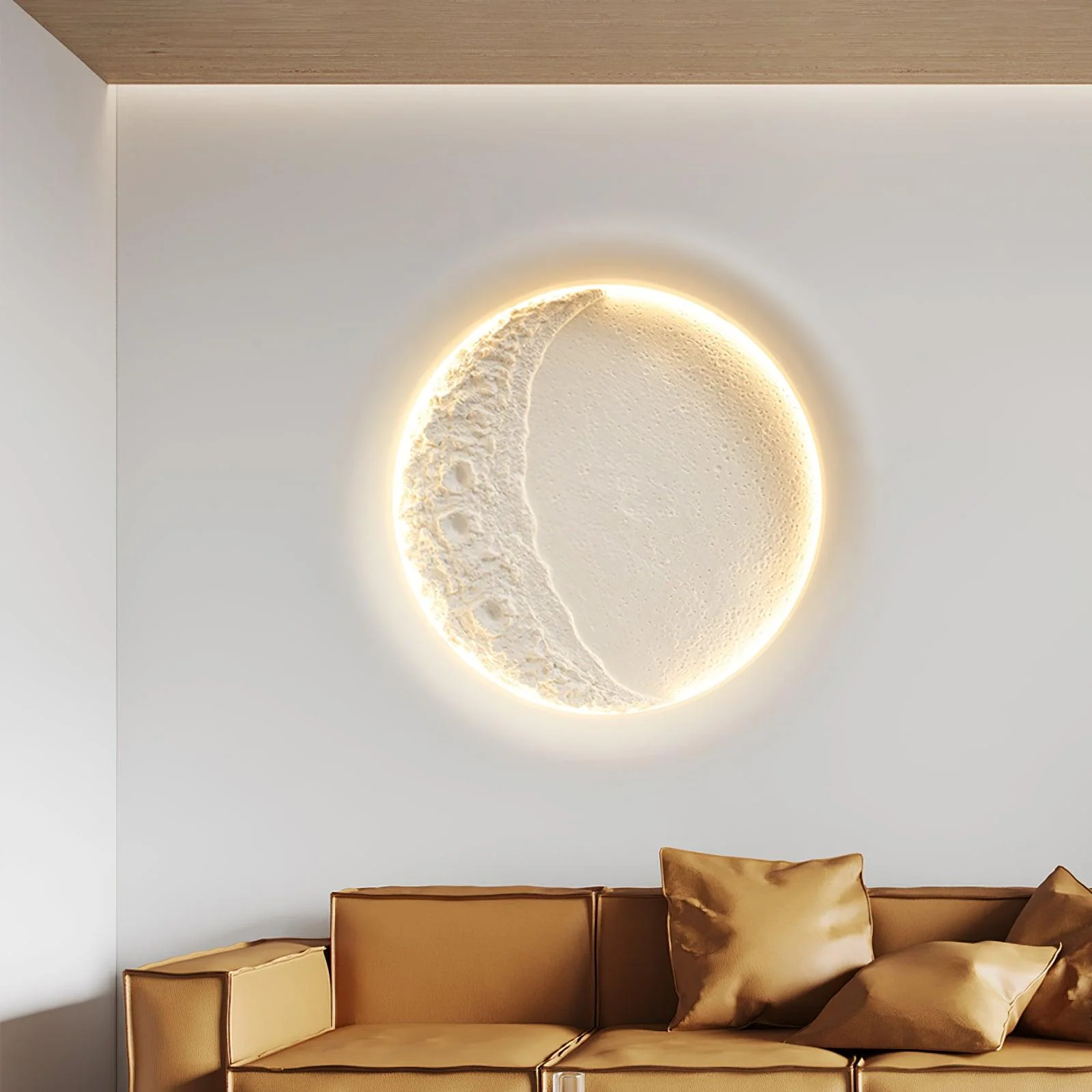 Lustra Wall Lamp Gypsum Moon - Image 4