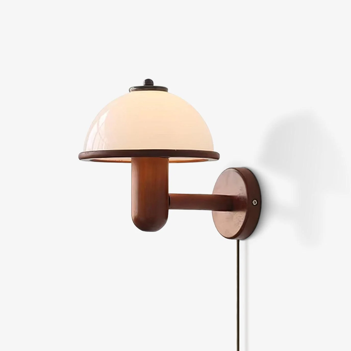 Lustra Wall Lamp Mushroom Wood Oak - Image 33