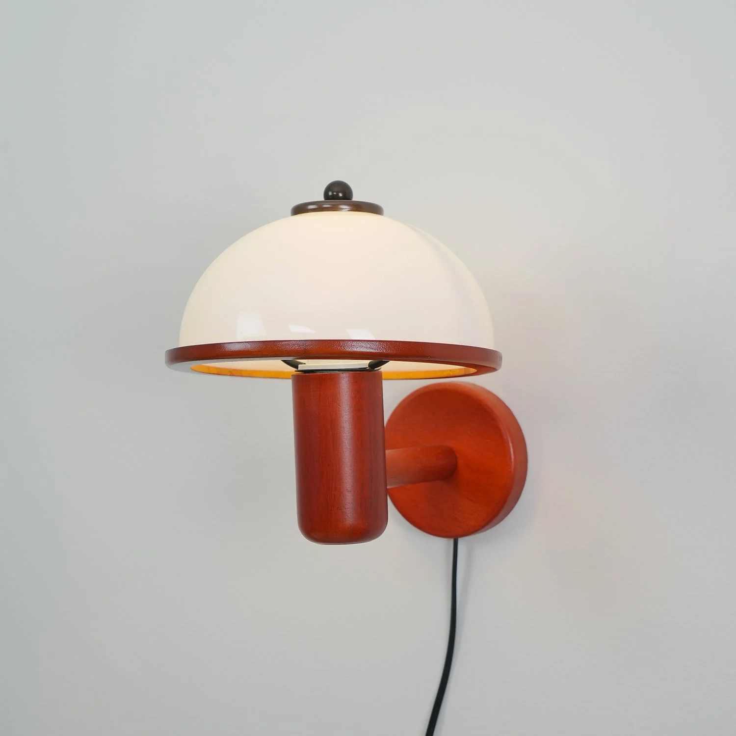 Lustra Wall Lamp Mushroom Wood Oak - Image 42