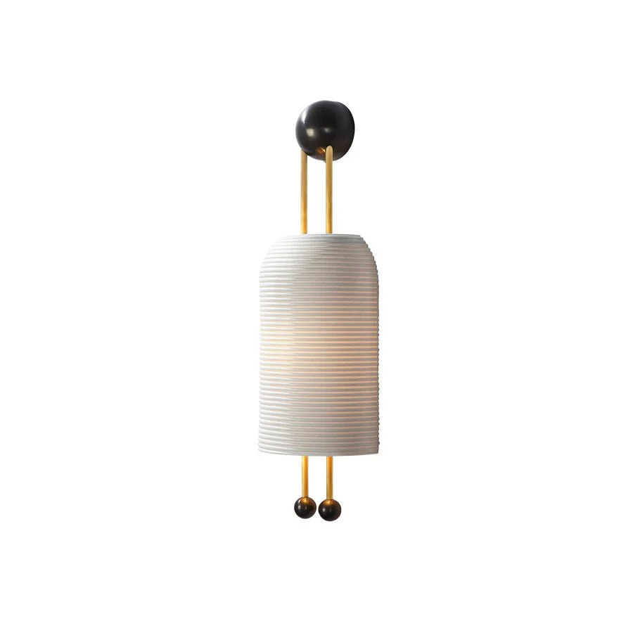 Lustra Wall Lamp Opal Glass Gold Rods - Image 16