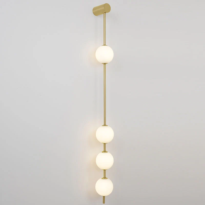 Lustra Wall Lamp Vertical Balls Brass - Image 47