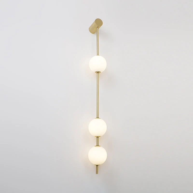 Lustra Wall Lamp Vertical Balls Brass - Image 49