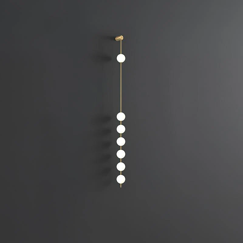 Lustra Wall Lamp Vertical Balls Brass - Image 56