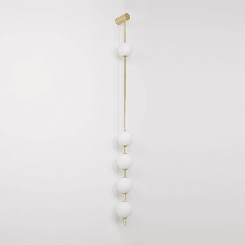 Lustra Wall Lamp Vertical Balls Brass - Image 57
