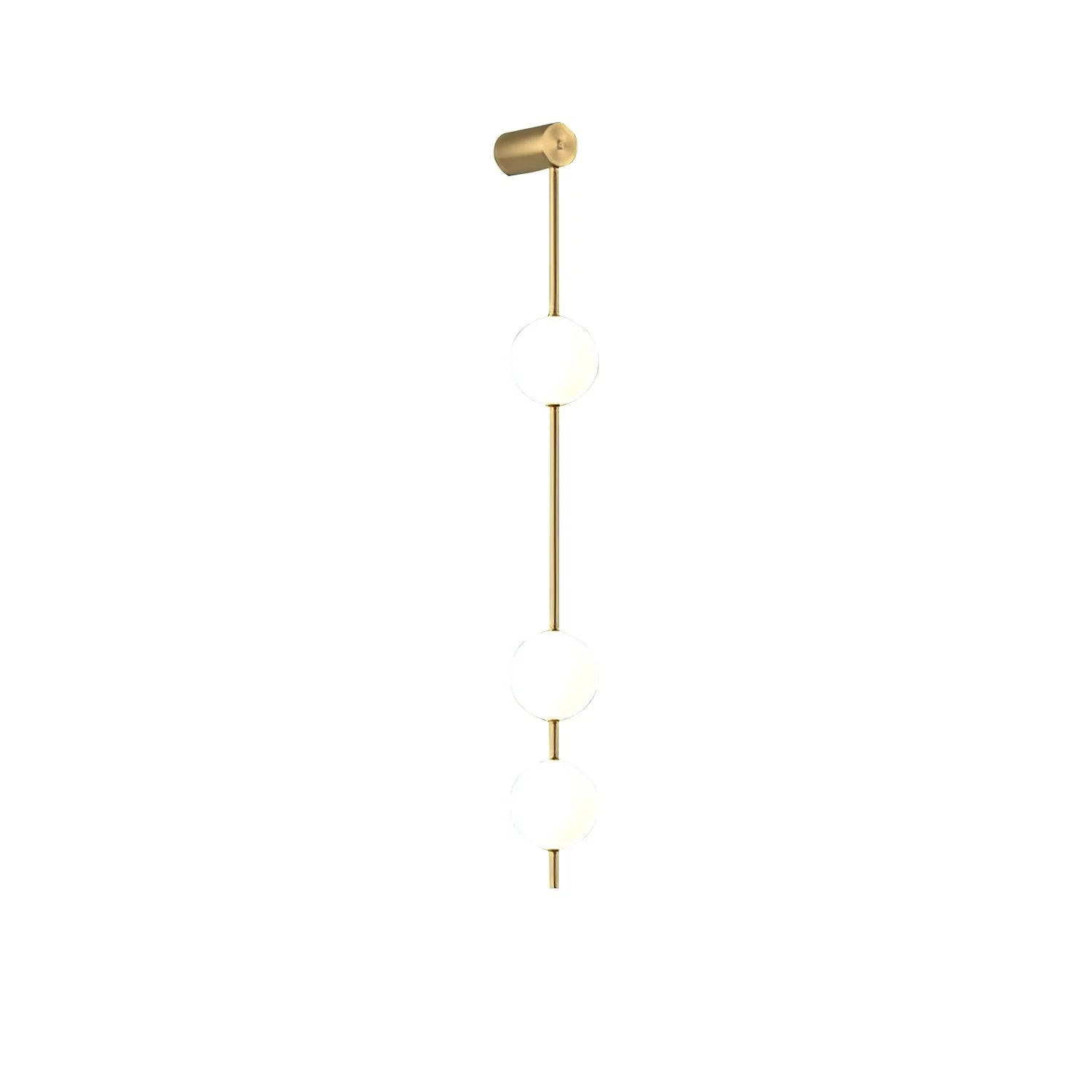 Lustra Wall Lamp Vertical Balls Brass - Image 8