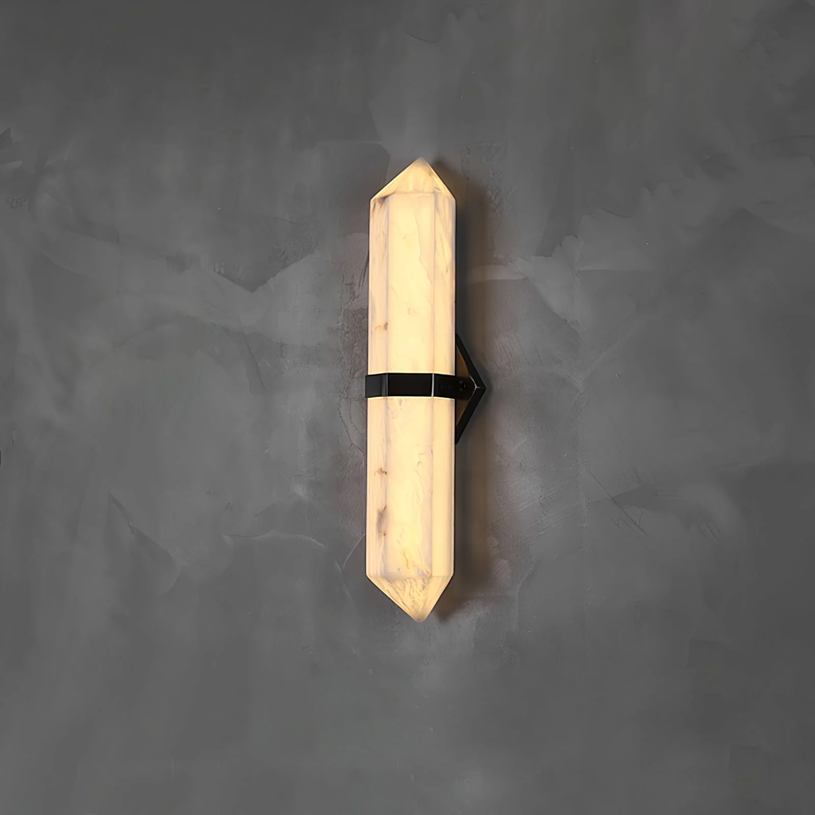 Lustra Wall Light Alabaster Brass for Bedroom - Image 13