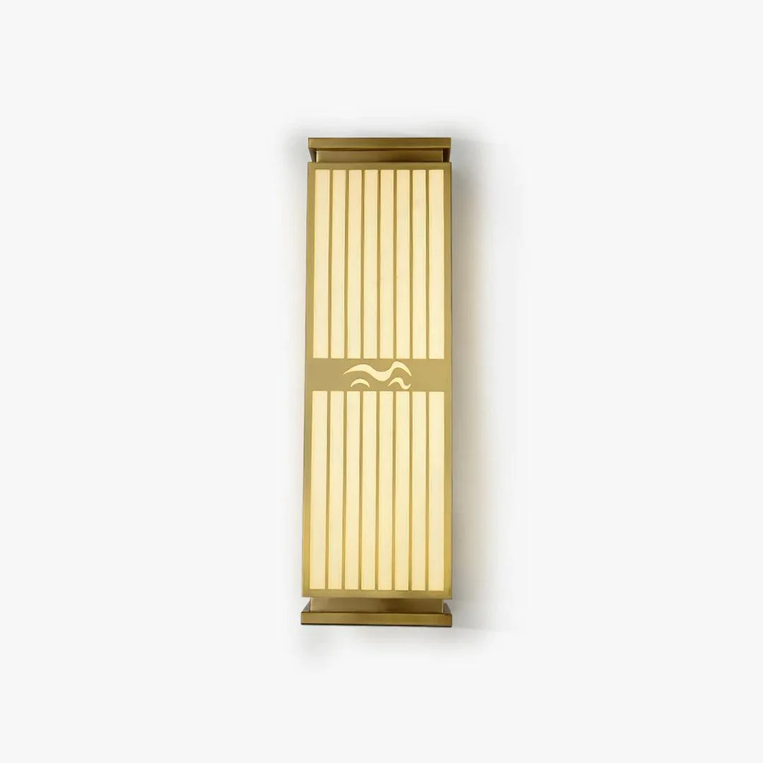 Lustra Wall Light Brass Oriental for Entryway