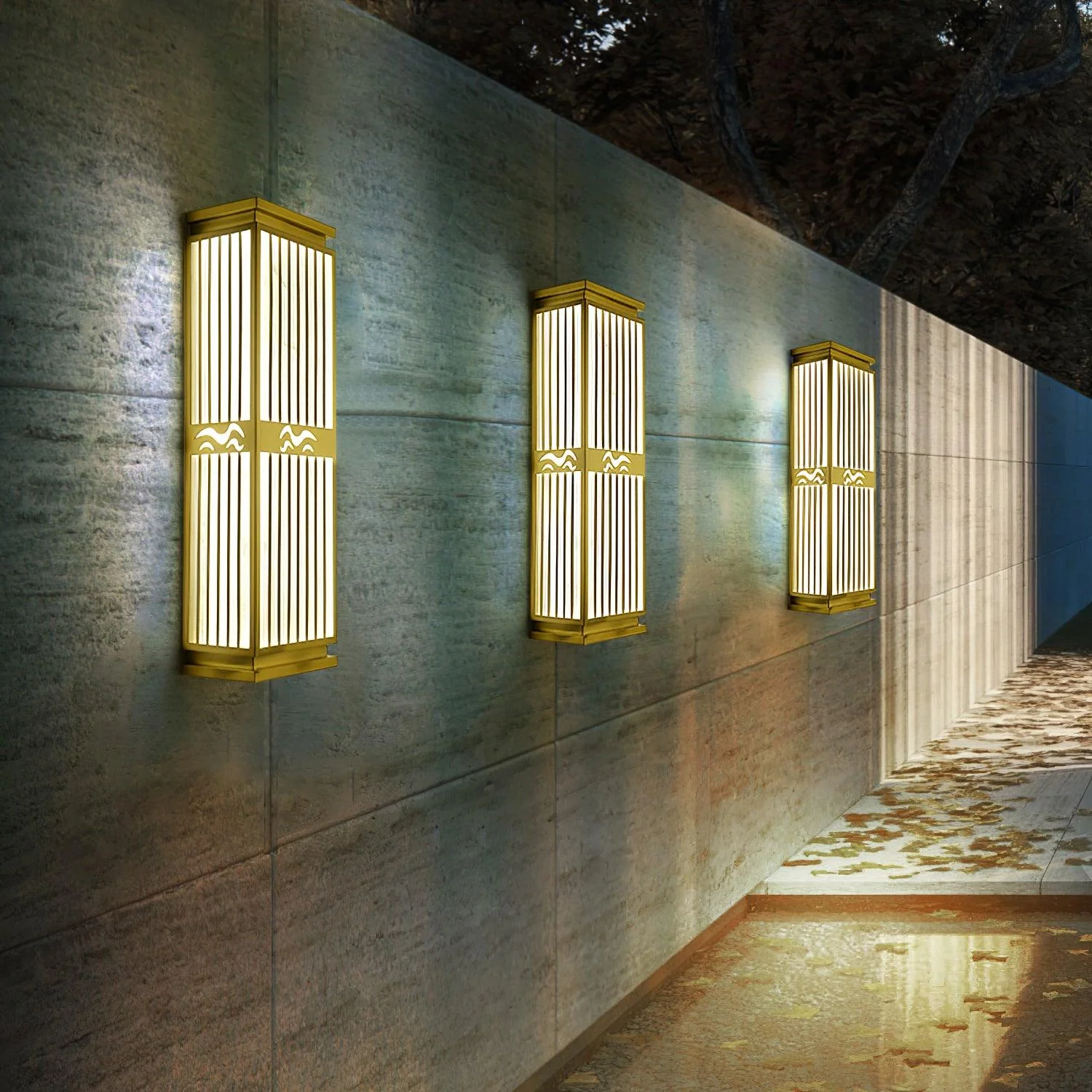 Lustra Wall Light Brass Oriental for Entryway - Image 12